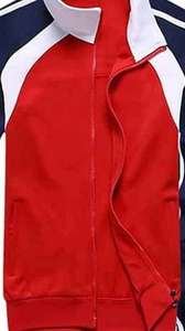 Survêtement à fermeture éclair avec logo personnalisé survêtement de jogging d'entraînement pour hommes avec fermeture à glissière à glissière vêtements de sport pour hommes ensembles de survêtements - Product Image 2
