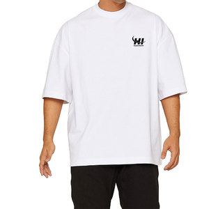 Camiseta de Hombre 2026, Corte Ajustado, Cuello Redondo, Tela de Algodón de Alta Calidad, Impresión de Logotipo Personalizada, Talla Grande - Product Image 1