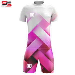 Equipo de fútbol desgaste barato personalizado deportes Jersey nuevo modelo último fútbol Jersey diseños uniforme de fútbol - Product Image 5