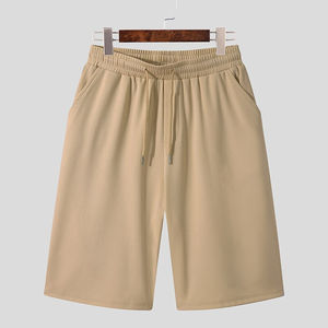 Conjunto deportivo de algodón 100% para hombre al por mayor, conjunto de 2 piezas de verano, camisetas y pantalones cortos de manga corta, conjunto de pantalones cortos transpirables con estilo para hombre - Product Image 4