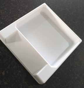 ถาดพลาสติกสีฟ้า วัสดุ PP สำหรับใช้ในครัวเรือน ภาชนะใส่อาหาร - Product Image 3