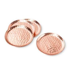 Sous-verres en aluminium et laiton de haute qualité, couleur or ivoire, design martelé, pour tasses à thé ou verres – Approvisionnement direct usine - Product Image 5