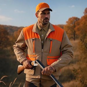 Uniforme Táctico de Camuflaje, Chaqueta sin Mangas con Forro Polar, Logotipo Personalizado, Chaquetas de Camuflaje, Cortavientos, Cálidas, con Cremallera, Ropa de Caza para Exteriores - Product Image 1