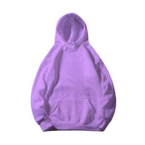 Sudaderas de Forro Polar Extra Grandes Personalizadas para Mujer, Sudadera Informal de Otoño con Bolsillos y Capucha para Invierno, Teñido Liso, 100% Algodón - Product Image 5