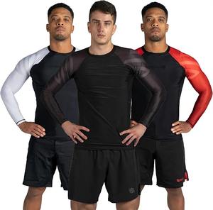 Rashguards Personalizados para BJJ y MMA, Premium, Duraderos, Sublimados, Transpirables, de Secado Rápido, Antibacterianos, Diseñados para Entrenamiento Diario en el Gimnasio - Product Image 2