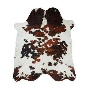 พรมหนังวัวแท้ 100% หนังวัวแท้แบบตะวันตก ขนยาว สั่งทำขนาดได้ แฟชั่นทันสมัย ผลิตในอินเดีย สำหรับทำกระเป๋าและกระเป๋าเดินทาง - Product Image 1