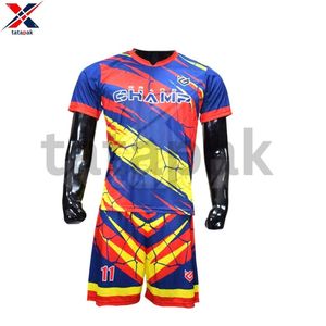 เสื้อฟุตบอลมา2025โฉมใหม่ผลิตจากโพลีเอสเตอร์100% วัสดุคุณภาพสูงสำหรับทีมมืออาชีพสำหรับทุกเพศ - Product Image 6