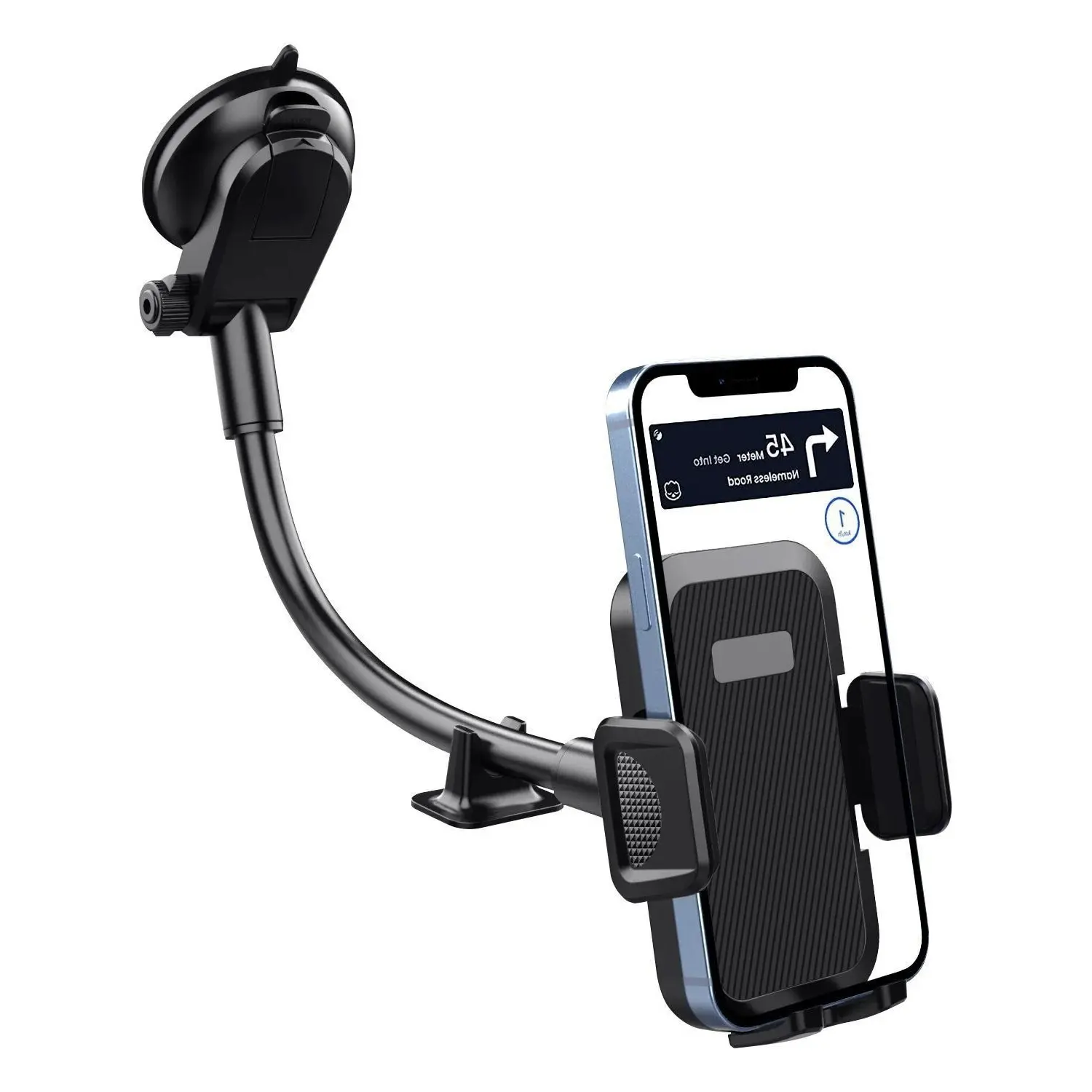 Lange Arm Dashboard Windscherm Anti-Shake Stabilisator Telefoon Stand Telefoon Mount Mobiele Telefoon Houder Voor Auto