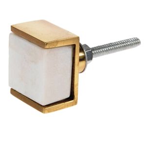 Perillas de mármol más vendidas de color blanco y madera con tamaño de forma de color personalizado hecho en artículo de la India - Product Image 2