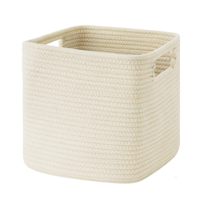 ตะกร้าผ้าฝ้ายสำหรับซักผ้าทรงกลมอุปกรณ์ตกแต่งตะกร้าและตะกร้าเก็บของงานหัตถกรรมในเวียดนาม - Product Image 1