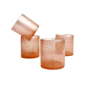 Meilleure qualité soufflé à la main en verre coloré de couleur solide verre à bulles pour bougies et boire au prix de gros - Product Image 5