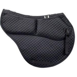 Juego de almohadillas de sillín de doma multiusos de la mejor calidad 2025, almohadillas antideslizantes de algodón acolchado para carreras de caballos de diseño personalizado - Product Image 3