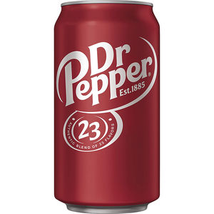 Refresco Dr Pepper Cherry Sin Azúcar, Latas de 330 ml, Paquete de 24 Unidades, Cero Calorías y Sabor Cereza Intenso, Venta al Por Mayor - Product Image 1