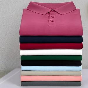 <b>Men's</b> Casual Collar T-Shirt High Quality 100% Organic Cotton Short Sleeve for <b>Polo</b> Tee Shirt Eco-Friendly Cheap Price - Product Image 6