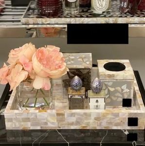 Nouveau design diffuseur d'aromathérapie arabe plateau de brûleur d'encens en nacre dans une boîte de chocolat artisanat HF pour le Ramadan Eid prix bas - Product Image 1