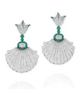 925 Silver Needle Hypoallergenic Pearl Earrings Geometric Flower Bowknot Pearl Drop Earrings for Women