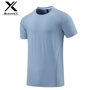 Camiseta Deportiva Personalizada al por Mayor para Hombre, 100% Microfibra, Secado Rápido, Transpirable, Estampada, Manga Corta, Corte Regular, para Gimnasio y Running - Product Image 1