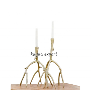 Support de bougie en métal long décoratif simple et luxueux en or, vente en gros, décoration d'intérieur, porte-bougie pour mariage, éclairage de Noël - Product Image 6