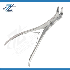 Leksell Stille Compound Action Bone Rongeur Manual 240mm 8mm <b>Bite</b> Surgical Stainless Steel Instruments CE Certified Reusable - Product Image 2