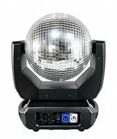 Projecteur de scène professionnel à boule miroir mobile 360° DMX512, éclairage de disco pour clubs, événements et bars