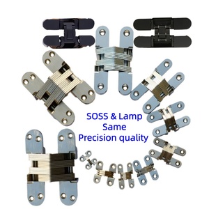 <span class=keywords><strong>Bisagra</strong></span> oculta pequeña/mini <span class=keywords><strong>SOSS</strong></span> de 18, 25, 45 mm para paneles, para equipos eléctricos automáticos y puertas invisibles de autoservicio - Product Image 1