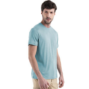 Outdoor <b>Men</b> Slim Fit Polyester/Cotton Short Sleeve Quick Dry Breathable Summer Sun Protection <b>T</b>-<b>Shirt</b> - Product Image 2