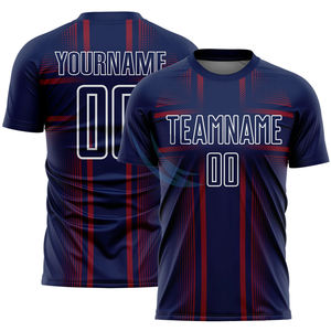 Uniformes de fútbol para hombre con diseño personalizado por sublimación, nueva ropa deportiva, Conjunto de camiseta de fútbol corta transpirable de 100% poliéster - Product Image 2