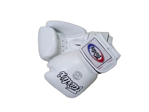 Top Selling White Fairtex Boxing Gloves Waterproof Genuine Cowhide Leather Training & Sparring Fighting Fairtex Gloves CP-BG-87 - Product Image 4