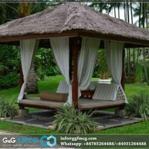 Wholesale Bamboo Huts Combined with Bamboo Tables and Chairs, <b>Cheap</b> Outdoor Relaxation From Vietnam - Product Image 3