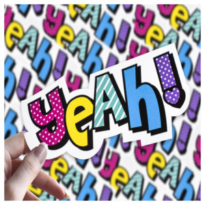Custom PVC UV Resistant Waterproof <b>Wall</b> <b>Stickers</b> Kids <b>Stickers</b> Long Lasting <b>Adhesive</b> Decorative Die Cut <b>Sticker</b> Branding - Product Image 1