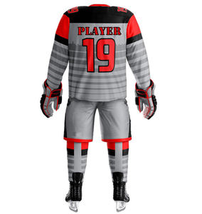 Uniforme de hockey sur glace personnalisé en polyester de haute qualité uniforme de hockey sur glace à bas prix fabriqué en usine - Product Image 2