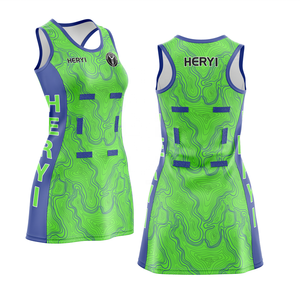 Vestido de uniforme de netball para mujeres niñas vestido de tenis personalizado precio barato al por mayor vestido de netball DE URBANGAZER INDUSTRIES - Product Image 1