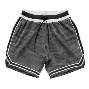 Vente en gros de shorts de basket-ball classiques en maille de polyester pour hommes avec poches zippées shorts de basket-ball pour hommes - Product Image 2