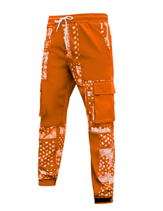 Wholesale High-Quality Printed Sweatpants - Customizable Unisex Cotton Joggers for Bulk Orders - Product Image 2