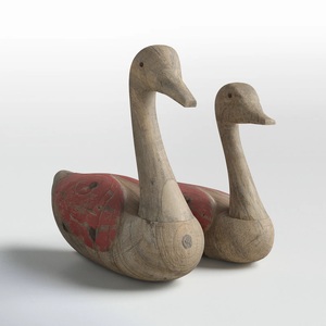 Figuras y esculturas de animales, patos sólidos hechos a mano, artículos decorativos, artesanías de Metal, figura de patos lindos, artículos de decoración para el hogar - Product Image 3