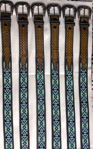 Les ceintures en cuir usinées à la main sur mesure sont fabriquées en cuir de qualité supérieure et présentent des conceptions complexes. - Product Image 2