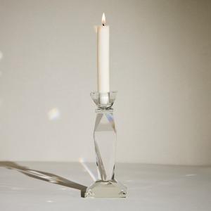 Impresionante Portavelas de Cristal, Elegante Centro de Mesa, Decoración con Estilo, Ambiente Romántico para el Hogar - Product Image 1