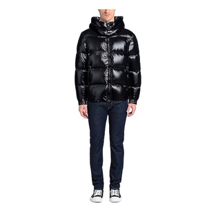 Vestes matelassées avec logo personnalisé pour hommes pour l'hiver Veste en cuir à bulles Capuche à manches longues offerte en différentes couleurs Service OEM 2026 - Product Image 4