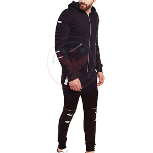 Nuevo Estilo de Chándales Casuales con Capucha para Hombre, Color Sólido, Transpirables, de Poliéster/Algodón, en Grandes Cantidades - Product Image 2