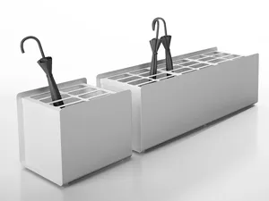 Paragüero de diseño vintage de metal color hierro cobre para la decoración del hogar soporte de almacenamiento de paraguas interior y exterior - Product Image 3