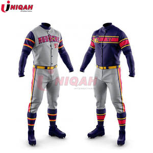 Vente en gros sur mesure Ensemble de pantalons en jersey de baseball pour hommes Vêtements de sport de softball de haute qualité Nouveau design Respirant Confortable Blanc - Product Image 4