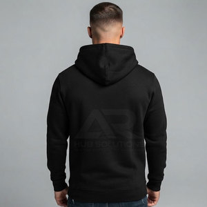 Sweat à capuche d'hiver pour homme, design luxueux, tissu doux et respirant, orné de strass, vente directe d'usine, personnalisable - Product Image 4
