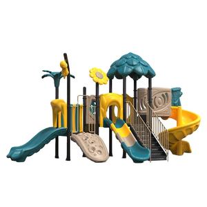 Ensemble de toboggan de terrain de jeu extérieur en plastique coloré pour enfant <span class=keywords><strong>maternelle</strong></span> parc jardin utiliser champignon maison conception équipement de jeu d'escalade - Product Image 2