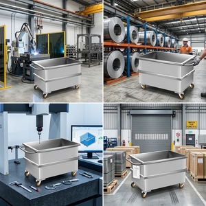 Serbatoio d'Acqua Portatile <span class=keywords><strong>in</strong></span> <span class=keywords><strong>Acciaio</strong></span> Inossidabile, Contenitore Mobile per Acqua per Agricoltura - Product Image 5