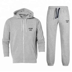 2025 personnalisé fermeture éclair haute qualité hommes survêtements grande taille en gros hiver survêtements ensemble blanc survêtement costumes - Product Image 4