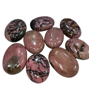 Natural <b>Crystal</b> Rhodonite Palm Stone Carved Quartz Agate <b>Crystal</b> for Healing Unique <b>Crafted</b> Pebble for Car or Home Decor - Product Image 4