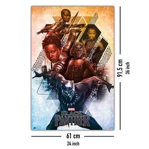 Marvel Black Panther Poster DigiPrinting Vinyl Hanging Decoration Black Panther Style Flags and <b>Banners</b> - Product Image 5