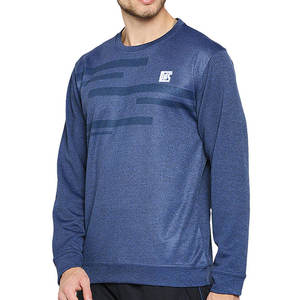 Sweatshirts pour hommes en tissu doux, col rond, coton mélangé, pour le bureau, décontracté et pour le week-end - Product Image 1