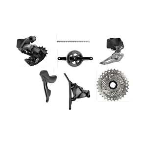 Красный ETAP AXS 2X передний велосипедный шарнир Groupset Electronic HRD с быстрой доставкой деталей из сплава