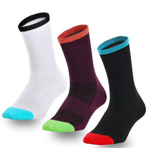 OEM Custom logo <b>White</b> Trampoline Scrunch Sport Anti slip Crew <b>Men's</b> Soccer Non slip Grip Football <b>Socks</b> - Product Image 6